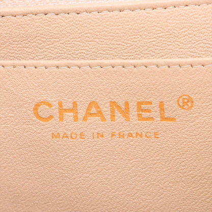 Second hand Chanel Classic Double Flap Jumbo Lambskin Leather Matelassè Handbag Beige - Tabita Bags