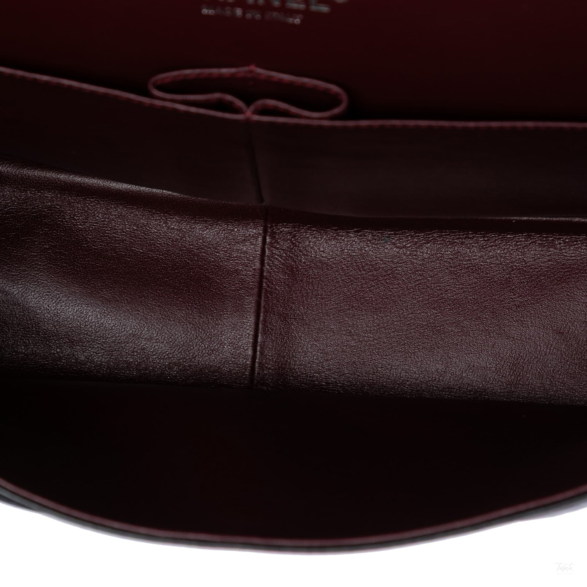 Second hand Chanel Classic Double Flap Jumbo Lambskin Leather Matelassè Handbag Black - Tabita Bags