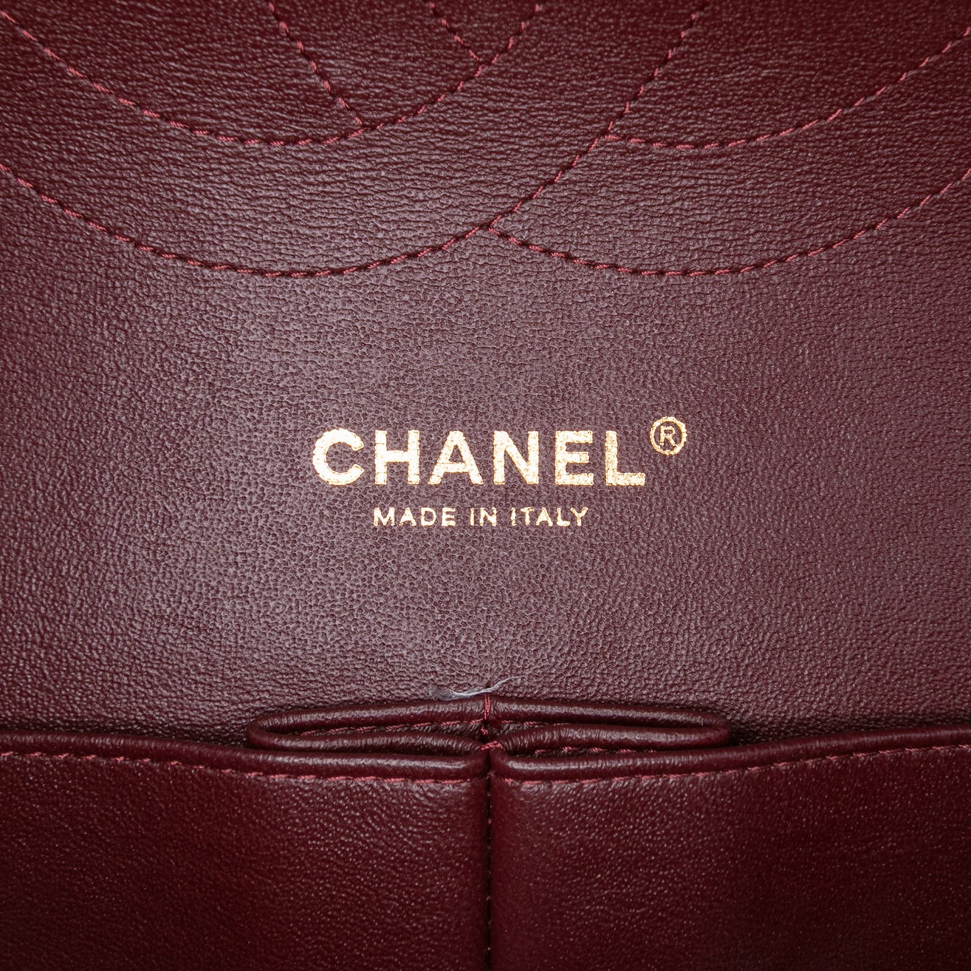 Second hand Chanel Classic Double Flap Jumbo Lambskin Leather Matelassè Handbag Black - Tabita Bags