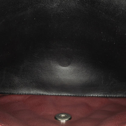 Second hand Chanel Classic Double Flap Jumbo Lambskin Leather Matelassè Handbag Black - Tabita Bags