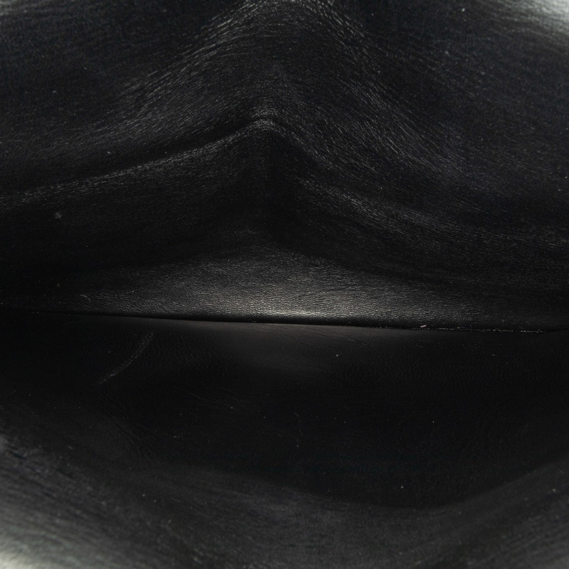 Second hand Chanel Classic Double Flap Jumbo Lambskin Leather Matelassè Handbag Black - Tabita Bags