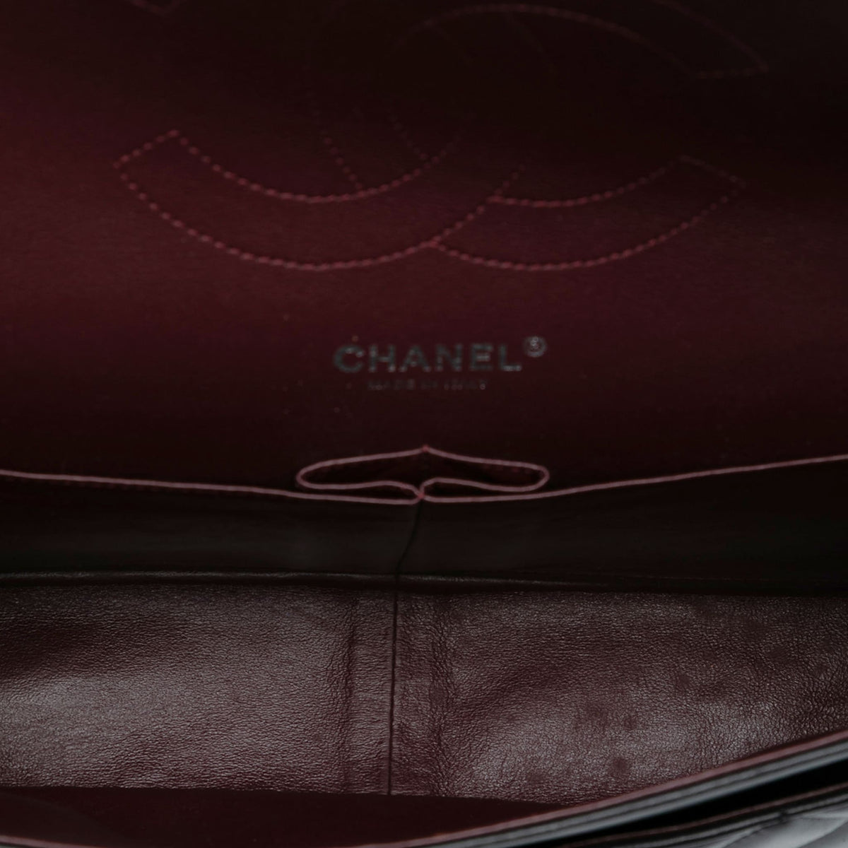 Second hand Chanel Classic Double Flap Jumbo Lambskin Leather Matelassè Handbag Black - Tabita Bags