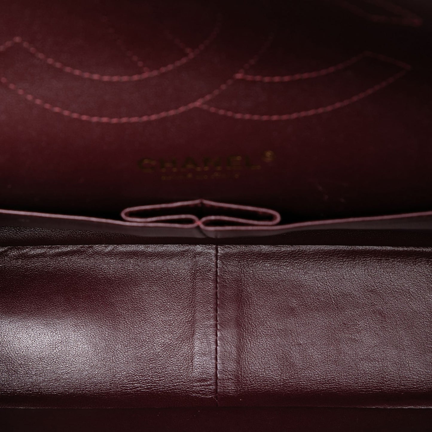 Second hand Chanel Classic Double Flap Jumbo Lambskin Leather Matelassè Handbag Black - Tabita Bags