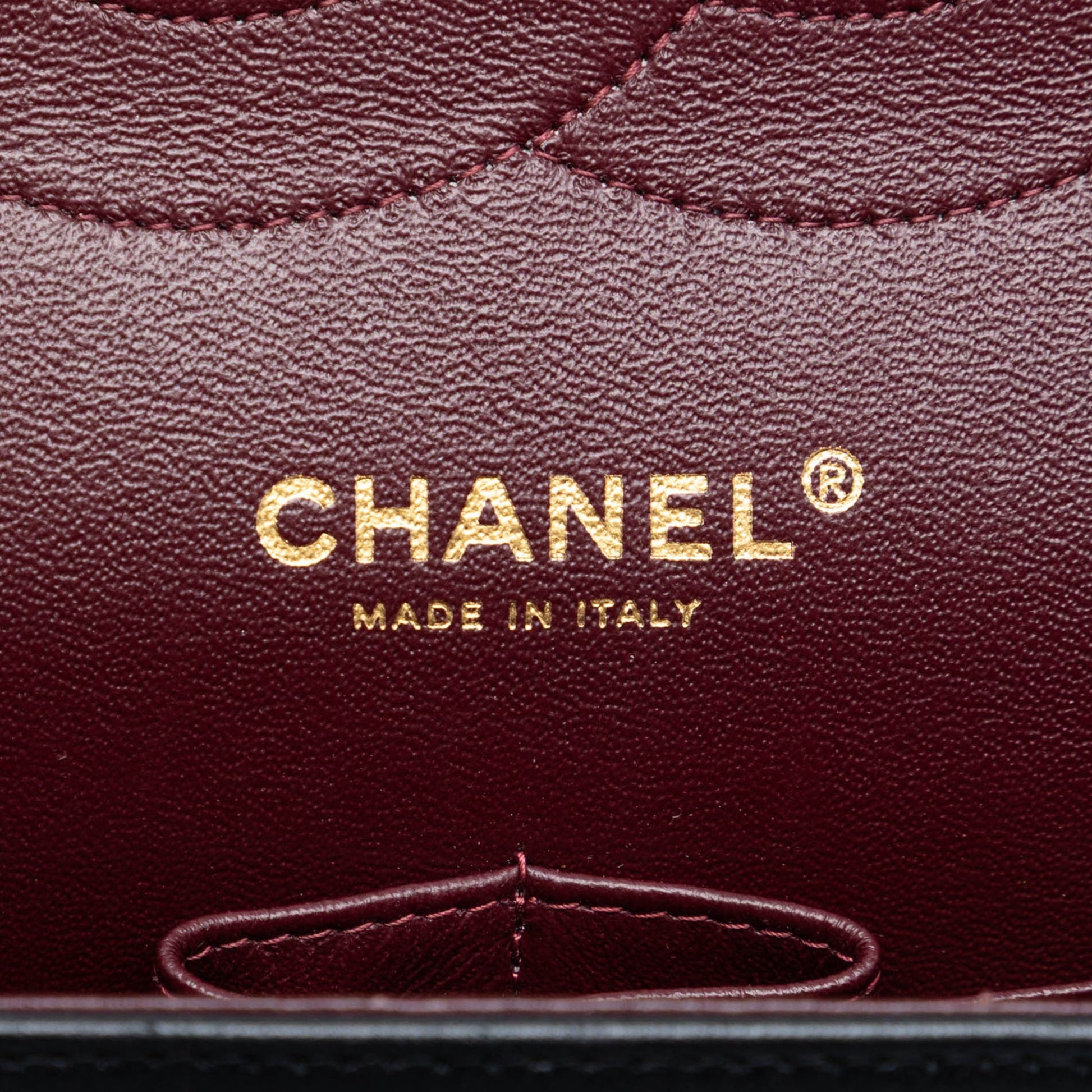 Second hand Chanel Classic Double Flap Jumbo Lambskin Leather Matelassè Handbag Black - Tabita Bags