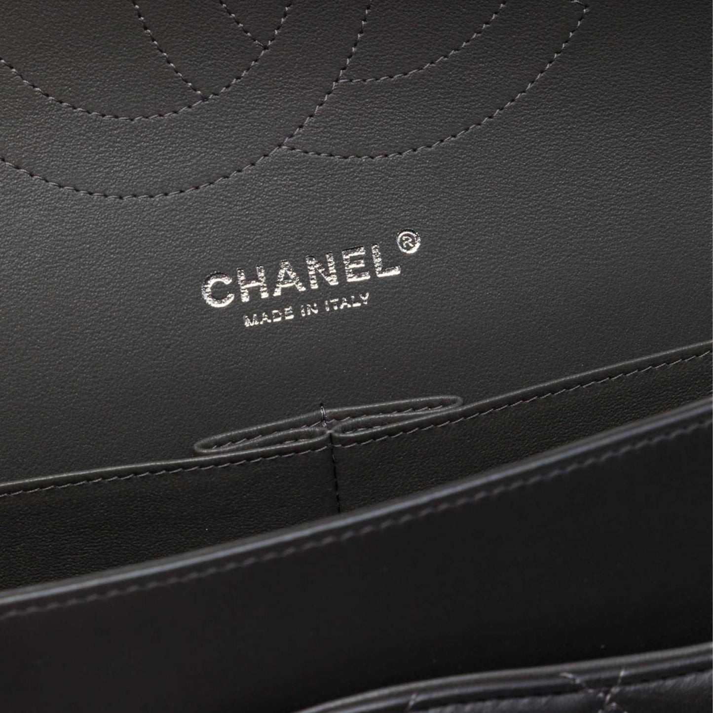 Second hand Chanel Classic Double Flap Jumbo Lambskin Leather Matelassè Handbag Black - Tabita Bags