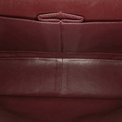 Second hand Chanel Classic Double Flap Jumbo Lambskin Leather Matelassè Handbag Black - Tabita Bags