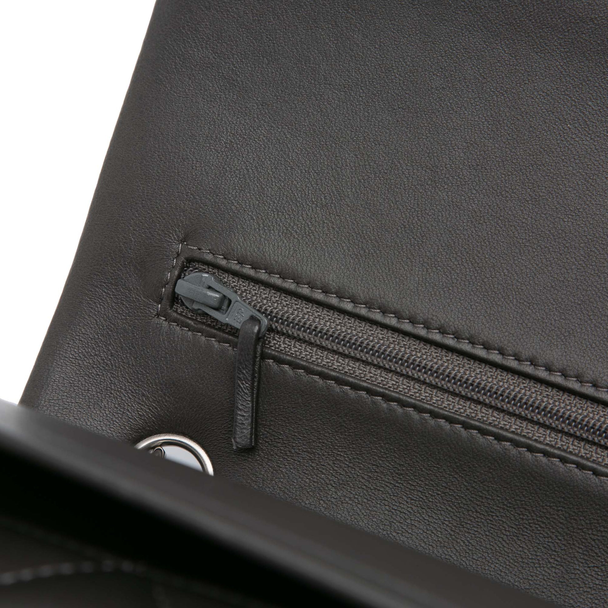 Second hand Chanel Classic Double Flap Jumbo Lambskin Leather Matelassè Handbag Grey - Tabita Bags