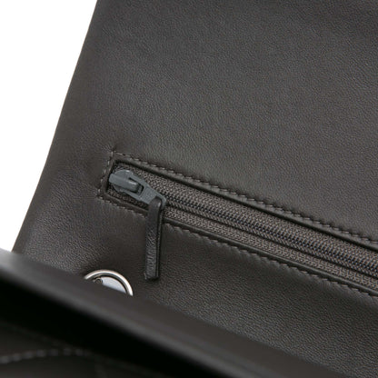 Second hand Chanel Classic Double Flap Jumbo Lambskin Leather Matelassè Handbag Grey - Tabita Bags