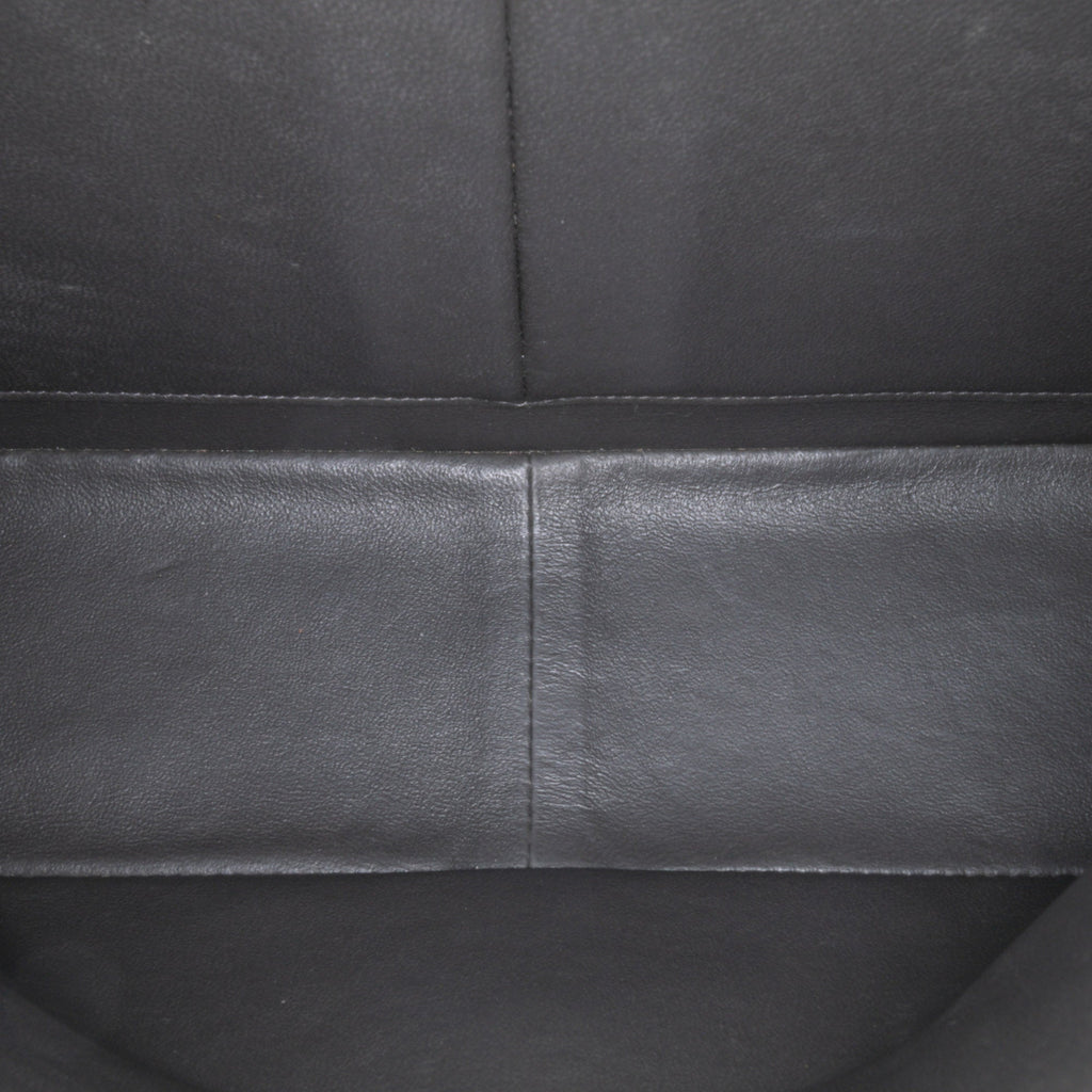 Second hand Chanel Classic Double Flap Jumbo Lambskin Leather Matelassè Handbag Grey - Tabita Bags