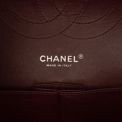 Second hand Chanel Classic Double Flap Jumbo Matelassè Caviar Leather Flap Handbag Black - Tabita Bags