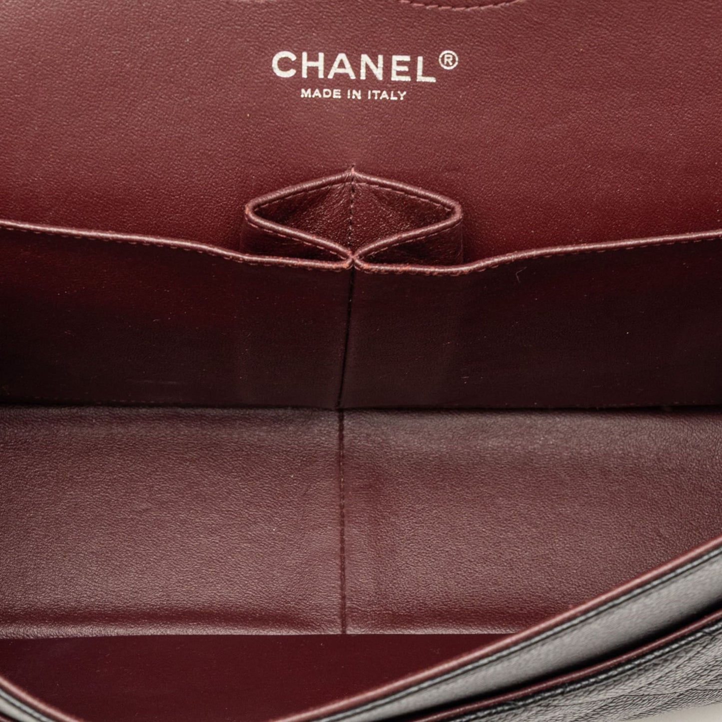 Second hand Chanel Classic Double Flap Jumbo Matelassè Caviar Leather Flap Handbag Black - Tabita Bags