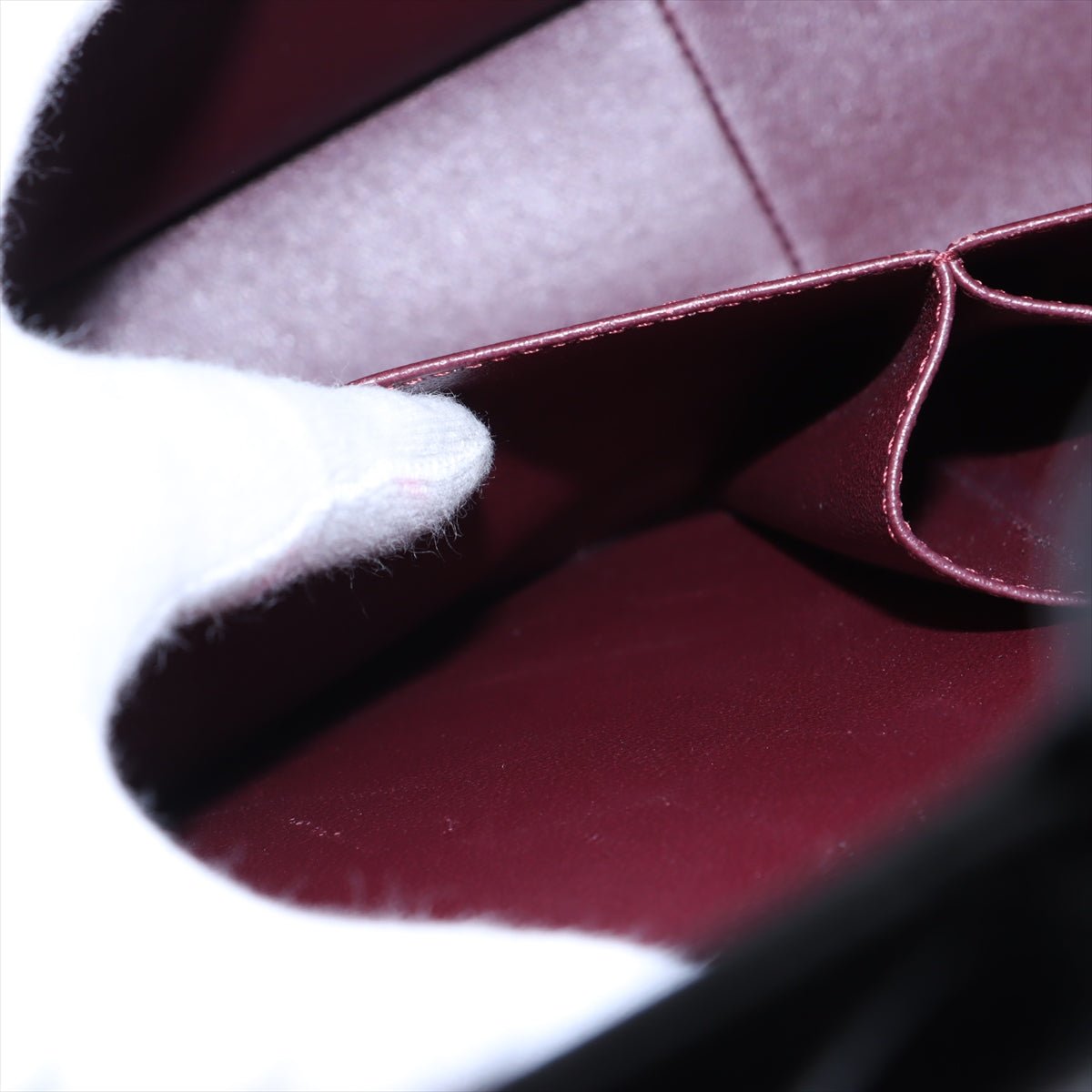 Second hand Chanel Classic Double Flap Jumbo Matelassè Caviar Leather Flap Handbag Black - Tabita Bags