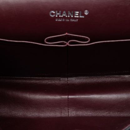 Second hand Chanel Classic Double Flap Jumbo Matelassè Caviar Leather Flap Handbag Black - Tabita Bags