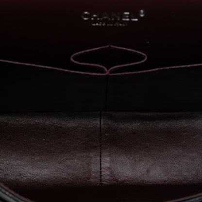 Second hand Chanel Classic Double Flap Jumbo Matelassè Caviar Leather Flap Handbag Black - Tabita Bags