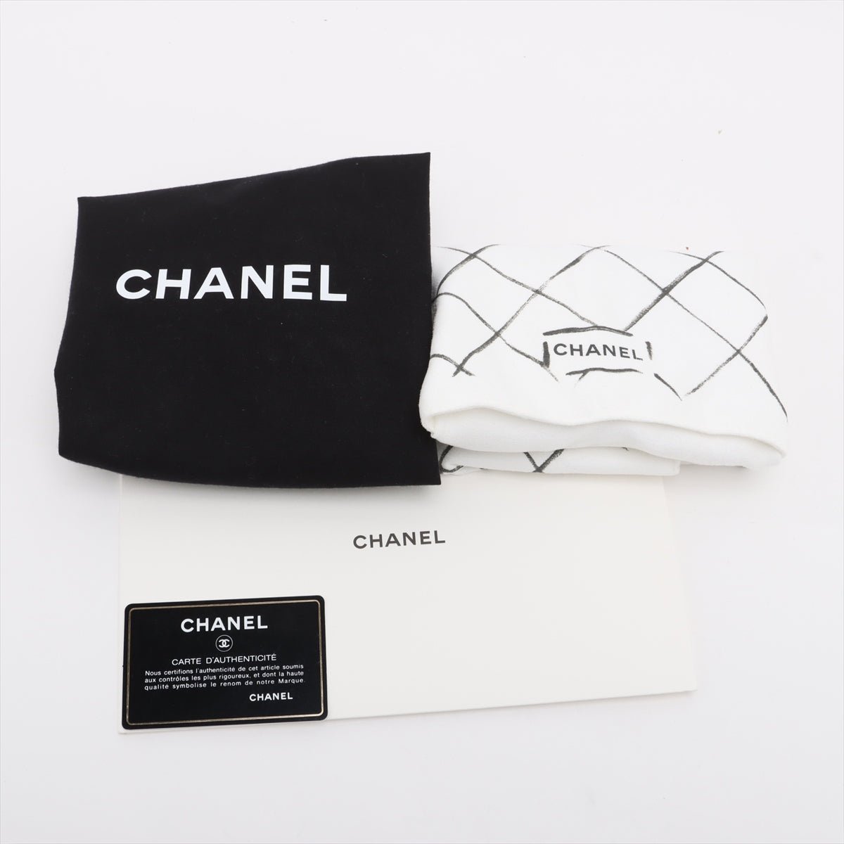 Second hand Chanel Classic Double Flap Jumbo Matelassè Caviar Leather Flap Handbag Black - Tabita Bags