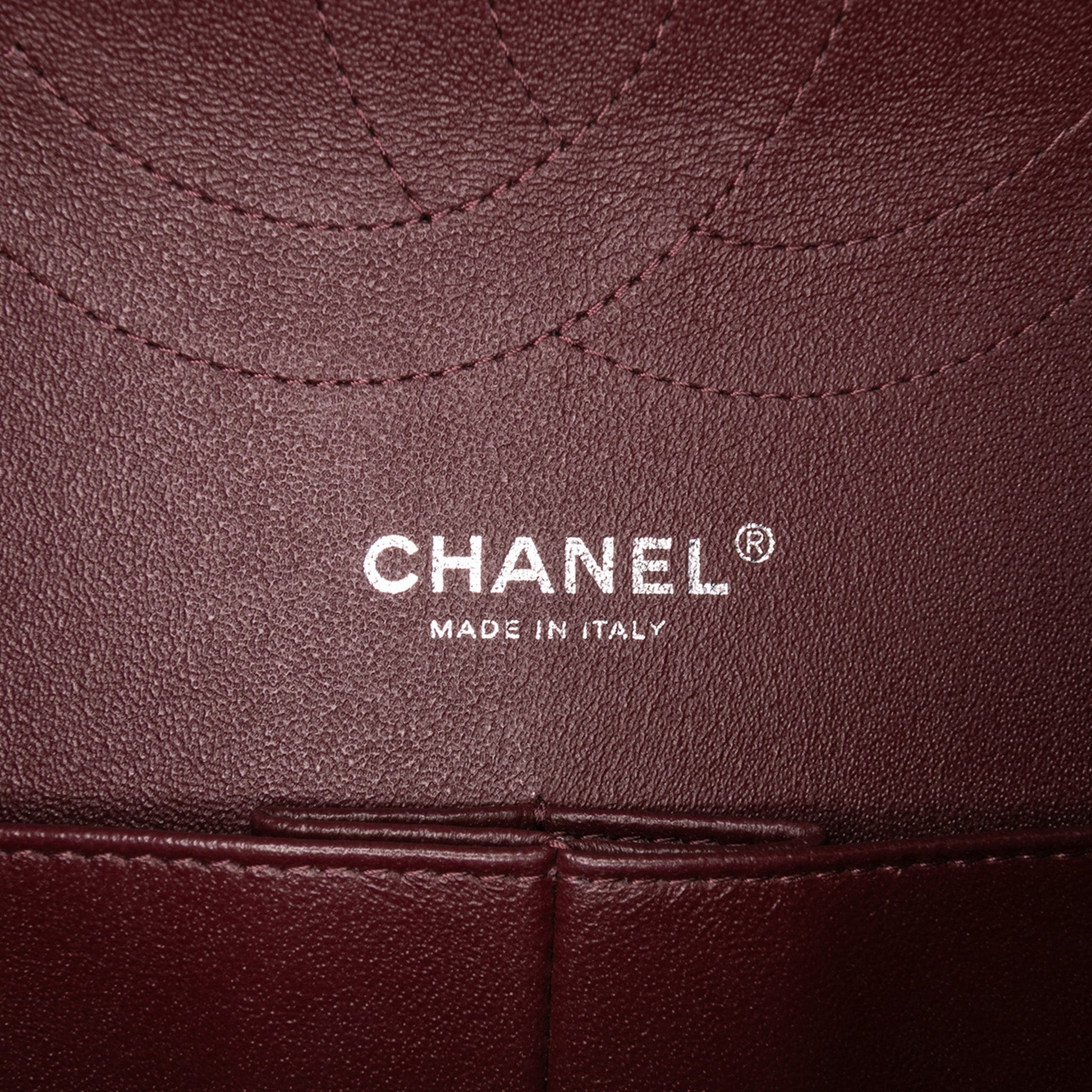 Second hand Chanel Classic Double Flap Jumbo Matelassè Caviar Leather Flap Handbag Black - Tabita Bags