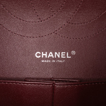 Second hand Chanel Classic Double Flap Jumbo Matelassè Caviar Leather Flap Handbag Black - Tabita Bags