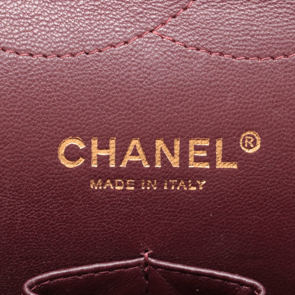 Second hand Chanel Classic Double Flap Jumbo Matelassè Caviar Leather Flap Handbag Black - Tabita Bags