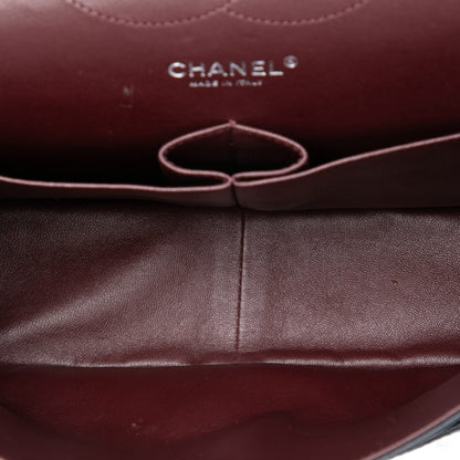 Second hand Chanel Classic Double Flap Jumbo Matelassè Caviar Leather Flap Handbag Black - Tabita Bags