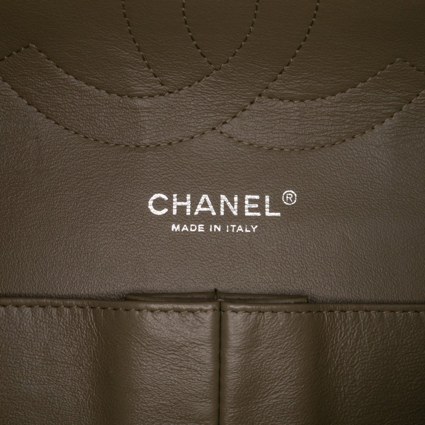 Second hand Chanel Classic Double Flap Jumbo Matelassè Caviar Leather Flap Handbag Brown - Tabita Bags