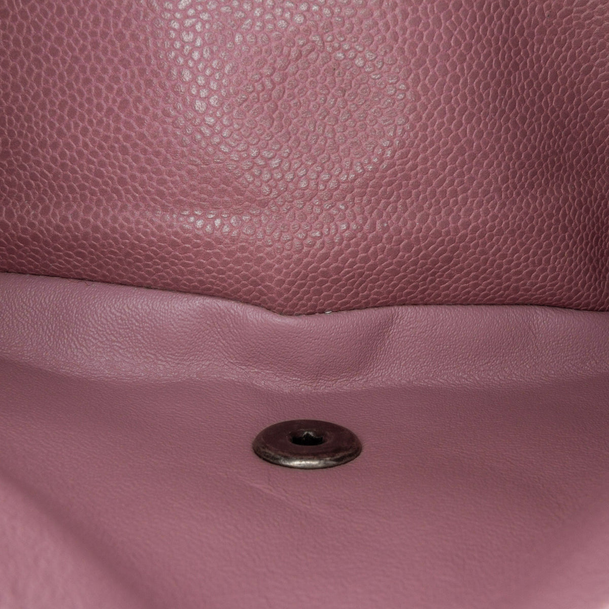 Second hand Chanel Classic Double Flap Jumbo Matelassè Caviar Leather Flap Handbag Pink - Tabita Bags