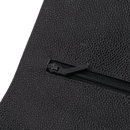 Second hand Chanel Classic Double Flap Maxi Caviar Leather Quilted Shoulder Bag Black - Tabita Bags