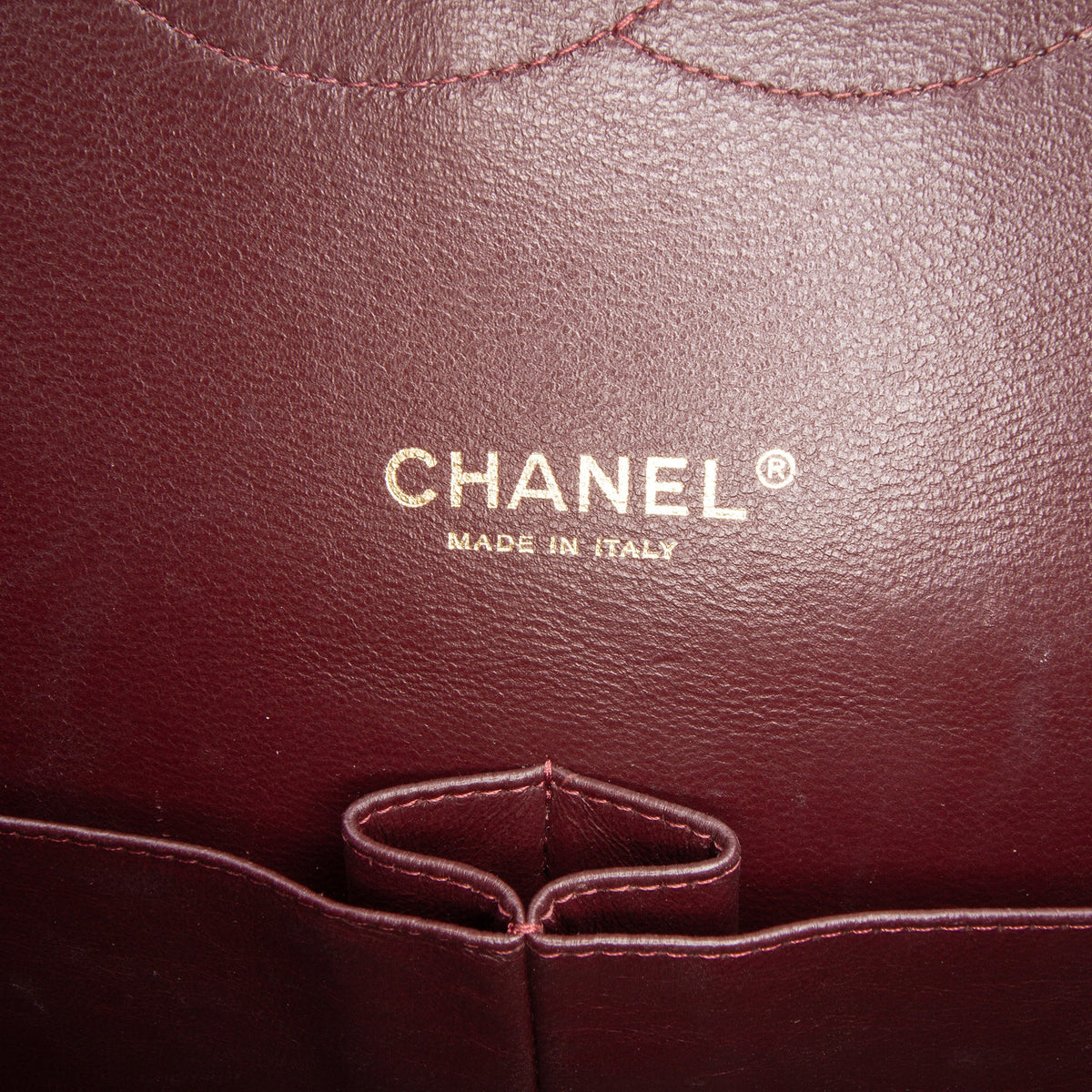 Second hand Chanel Classic Double Flap Maxi Lambskin Leather Chevron Shoulder Bag Black - Tabita Bags