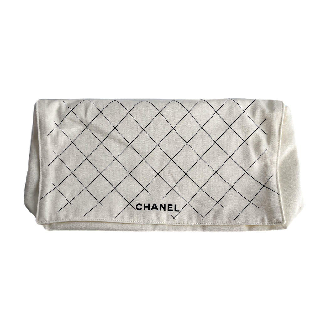 Second hand Chanel Classic Double Flap Medium Caviar Leather Matelassè Shoulder Bag 22P - Tabita Bags