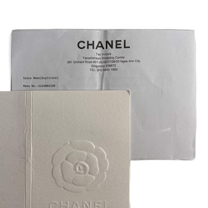 Second hand Chanel Classic Double Flap Medium Caviar Leather Matelassè Shoulder Bag 22P - Tabita Bags