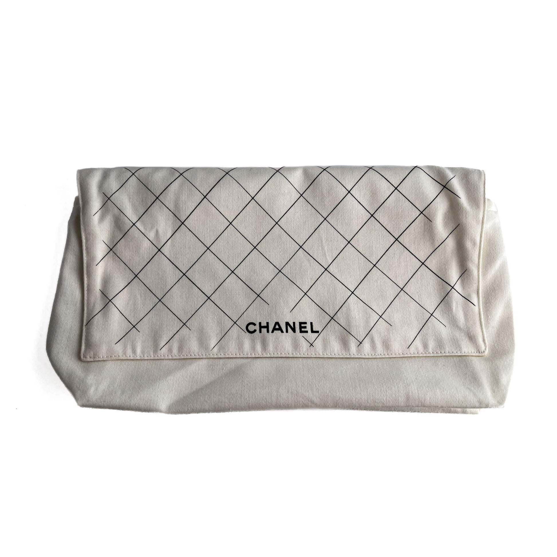 Second hand Chanel Classic Double Flap Medium Caviar Leather Matelassè Shoulder Bag 22S - Tabita Bags