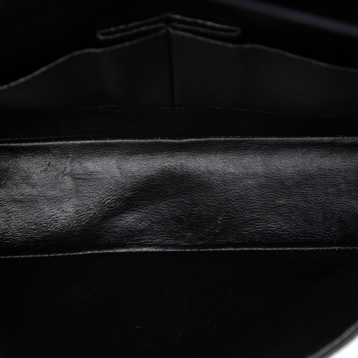 Second hand Chanel Classic Double Flap Medium Caviar Leather Matelassè Shoulder Bag Black - Tabita Bags