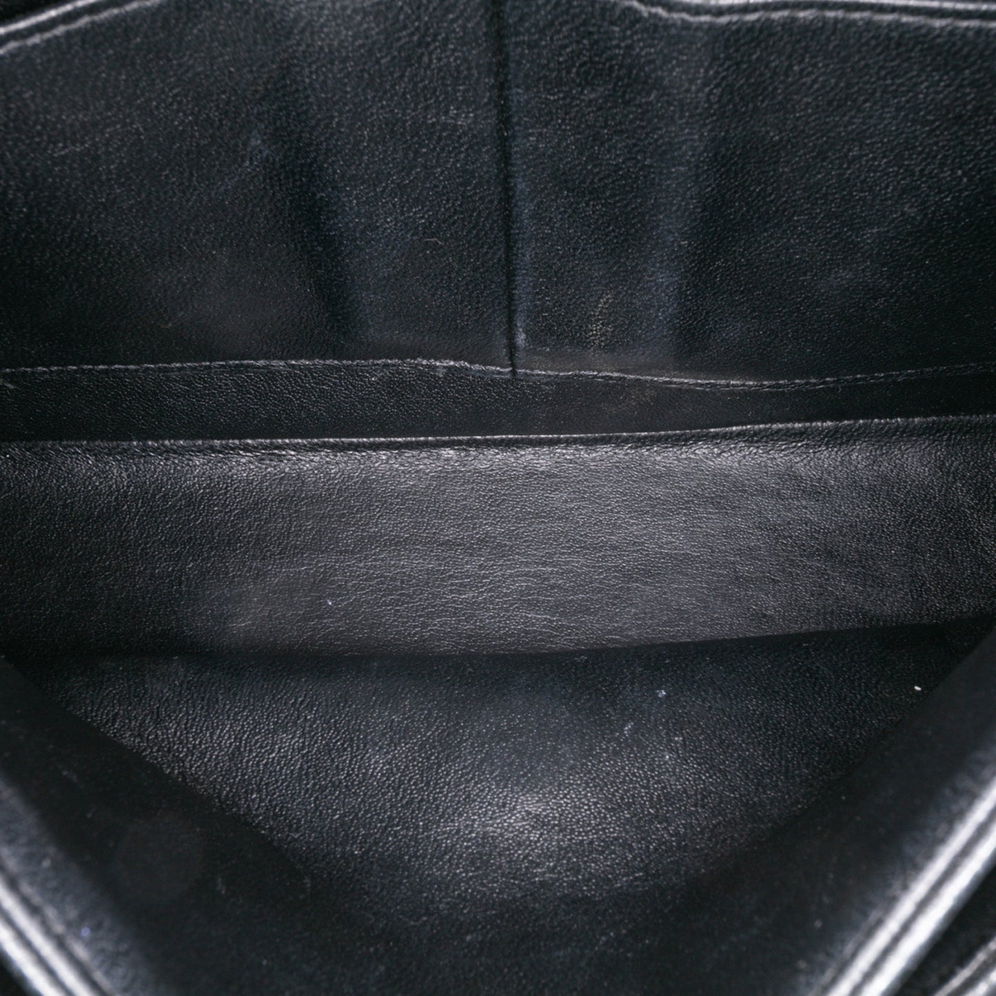 Second hand Chanel Classic Double Flap Medium Caviar Leather Matelassè Shoulder Bag Black - Tabita Bags