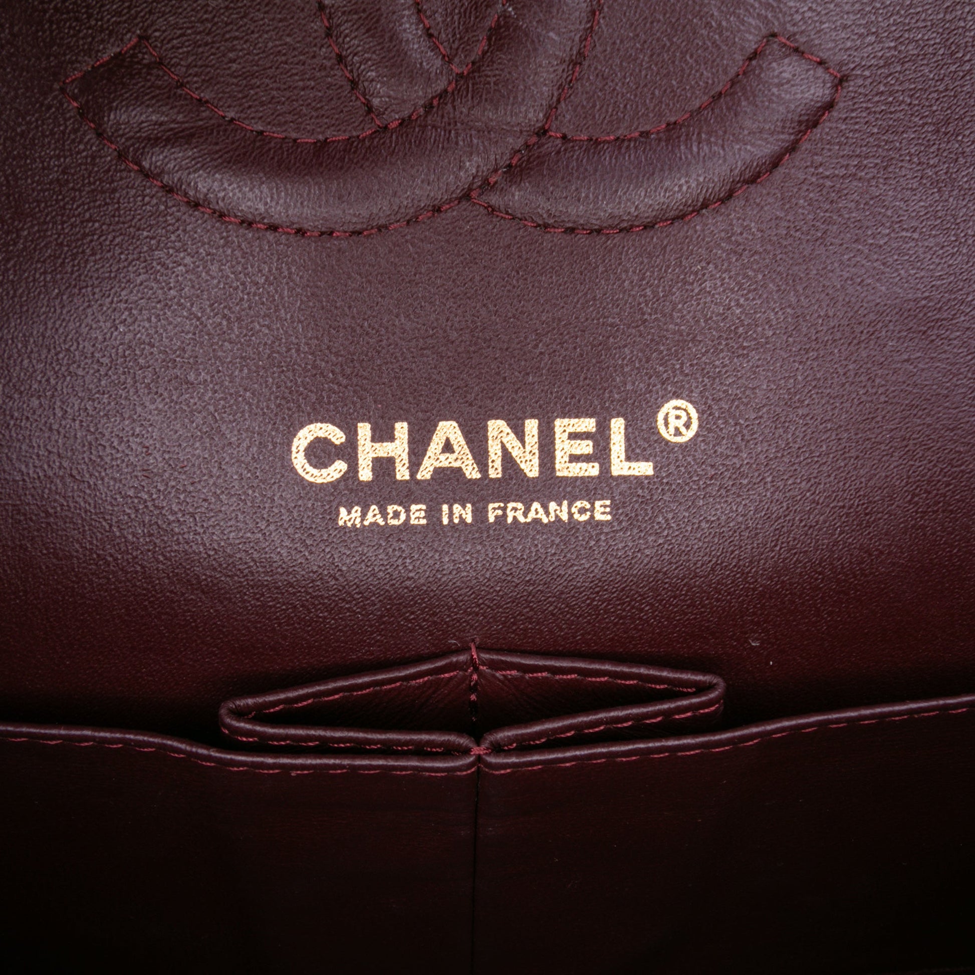 Second hand Chanel Classic Double Flap Medium Caviar Leather Matelassè Shoulder Bag Black - Tabita Bags