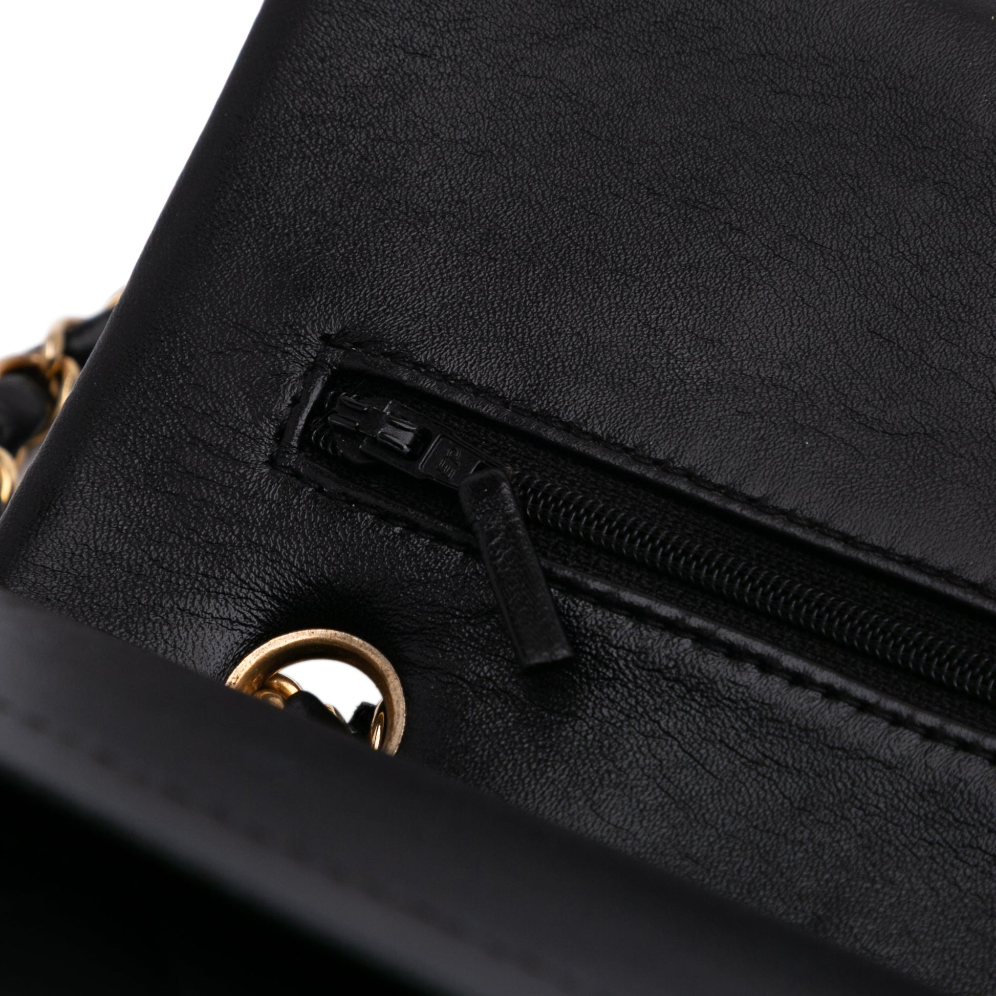 Second hand Chanel Classic Double Flap Medium Lambskin Leather Matelassè Shoulder Bag Black - Tabita Bags