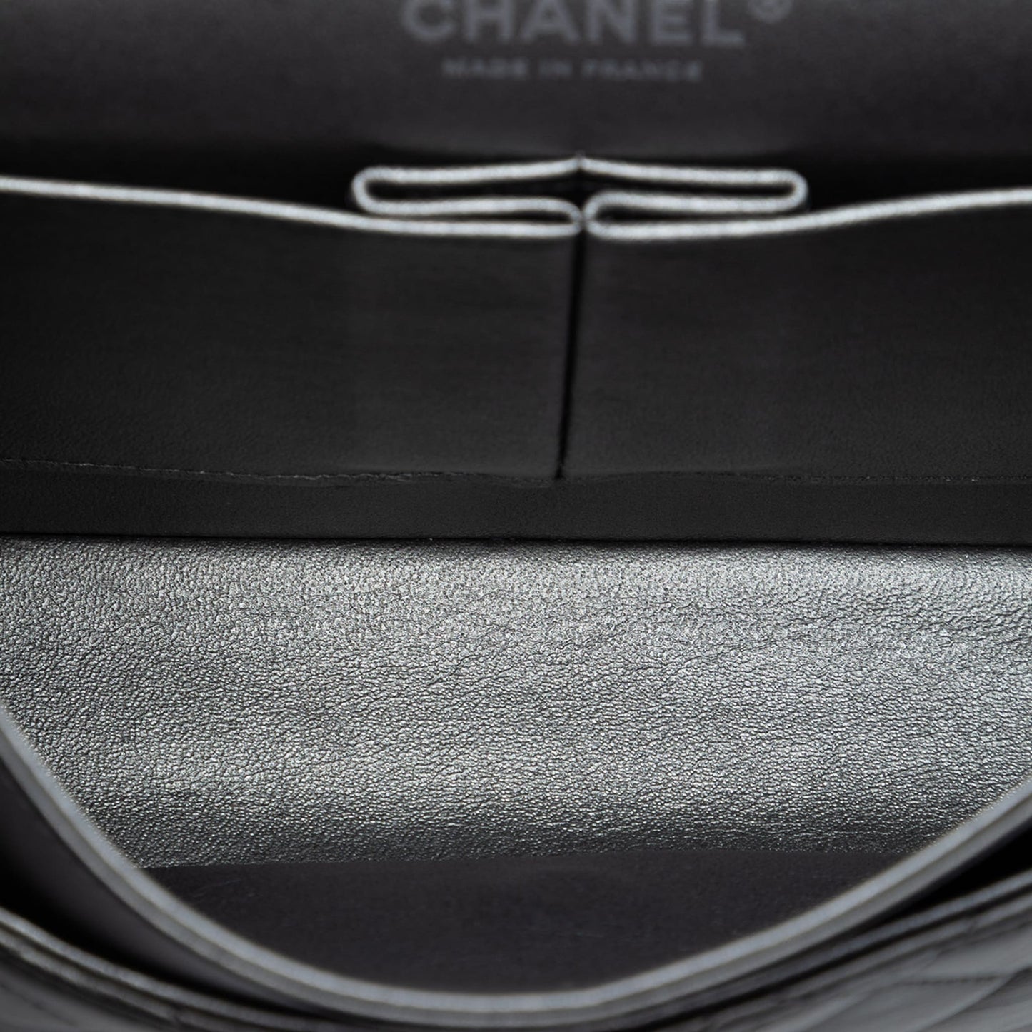 Second hand Chanel Classic Double Flap Medium Lambskin Leather Matelassè Shoulder Bag So Black - Tabita Bags