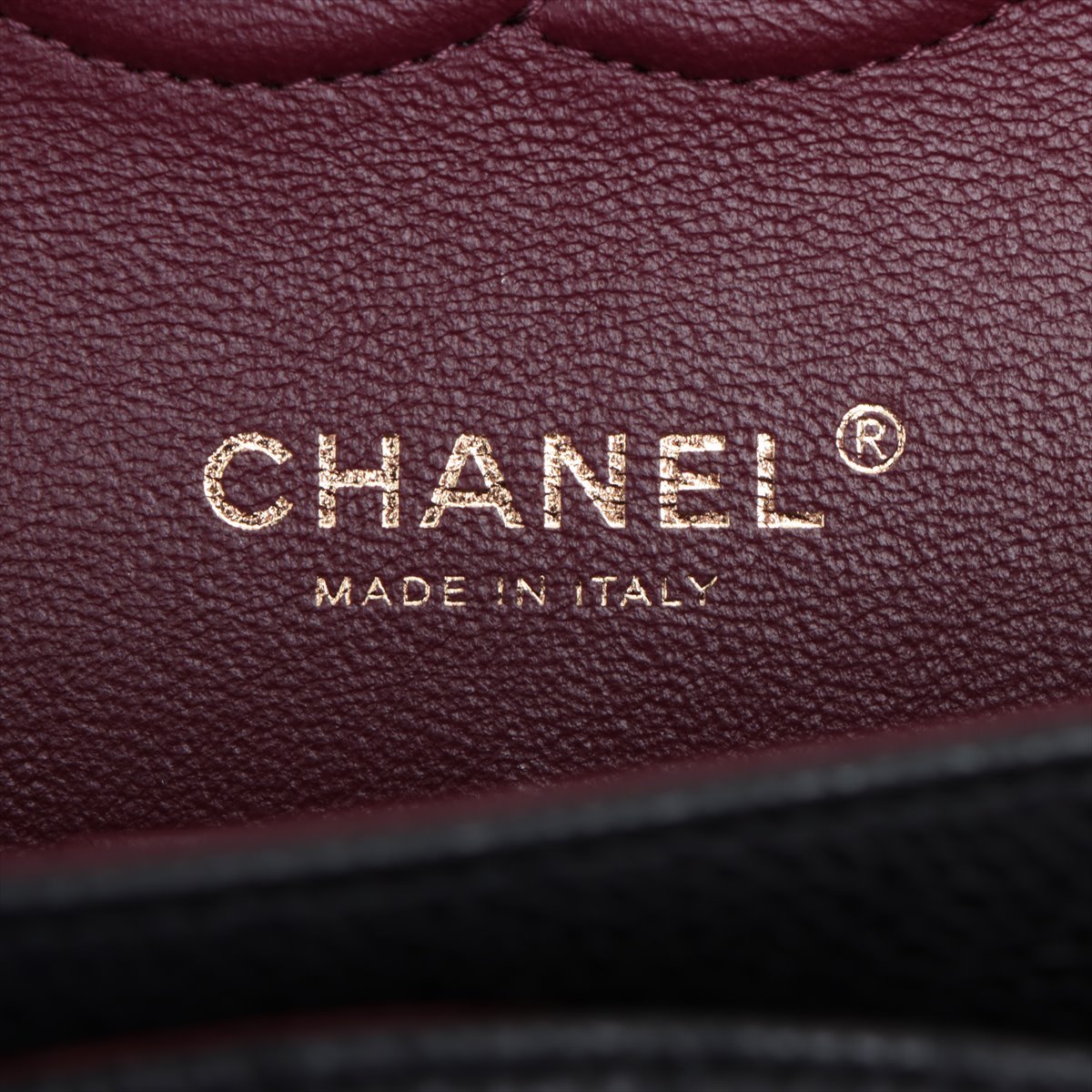 Second hand Chanel Classic Double Flap Medium Matelassè Caviar Leather Flap Shoulder Bag Black - Tabita Bags