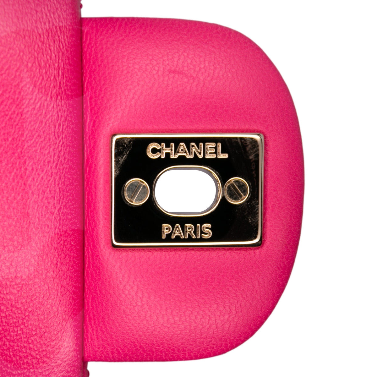Second hand Chanel Classic Double Flap Medium Matelassè Caviar Leather Flap Shoulder Bag Pink - Tabita Bags
