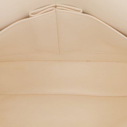 Second hand Chanel Classic Double Flap Medium Tweed Shoulder Bag Multicolor - Tabita Bags