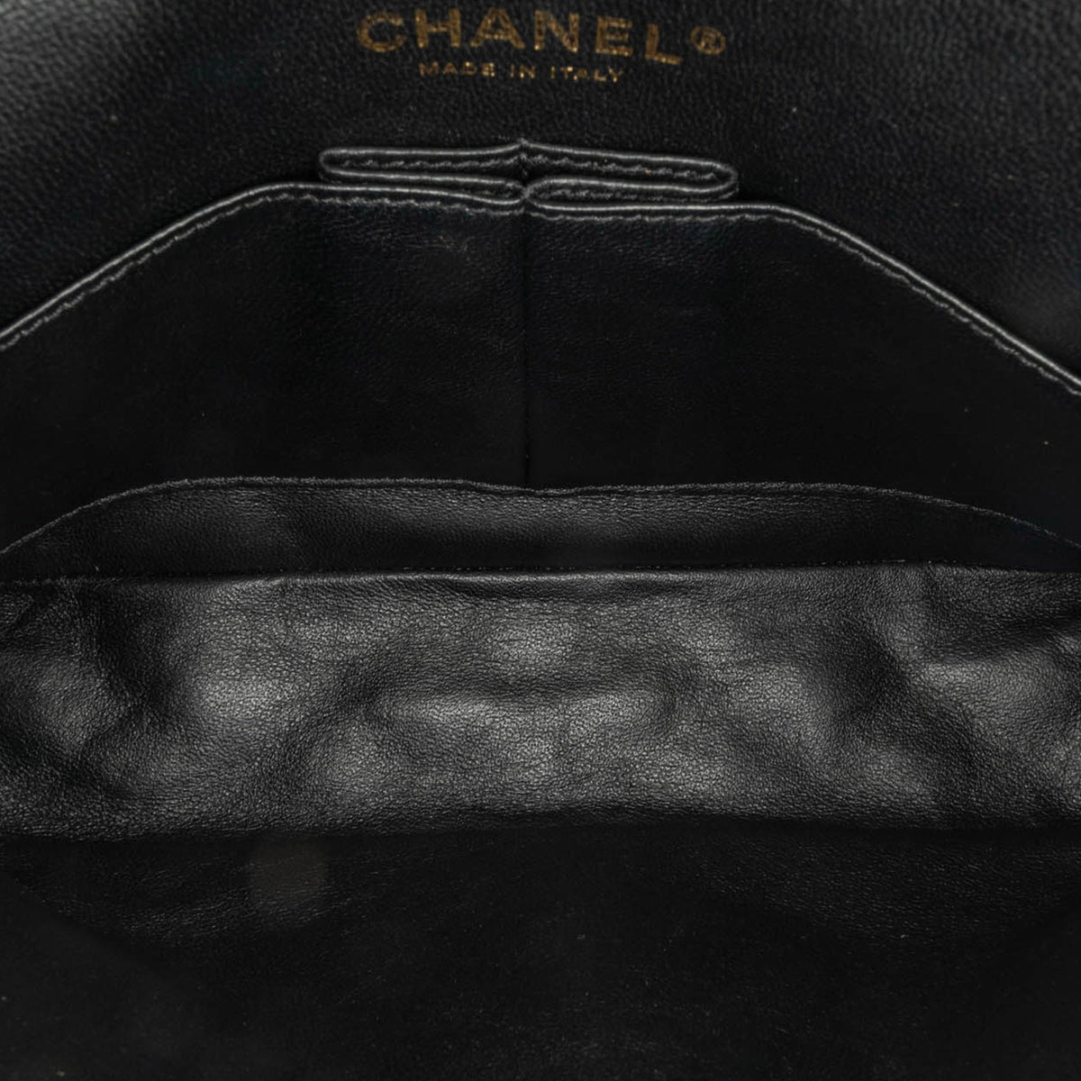 Second hand Chanel Classic Double Flap Medium Tweed Shoulder Bag Purple - Tabita Bags
