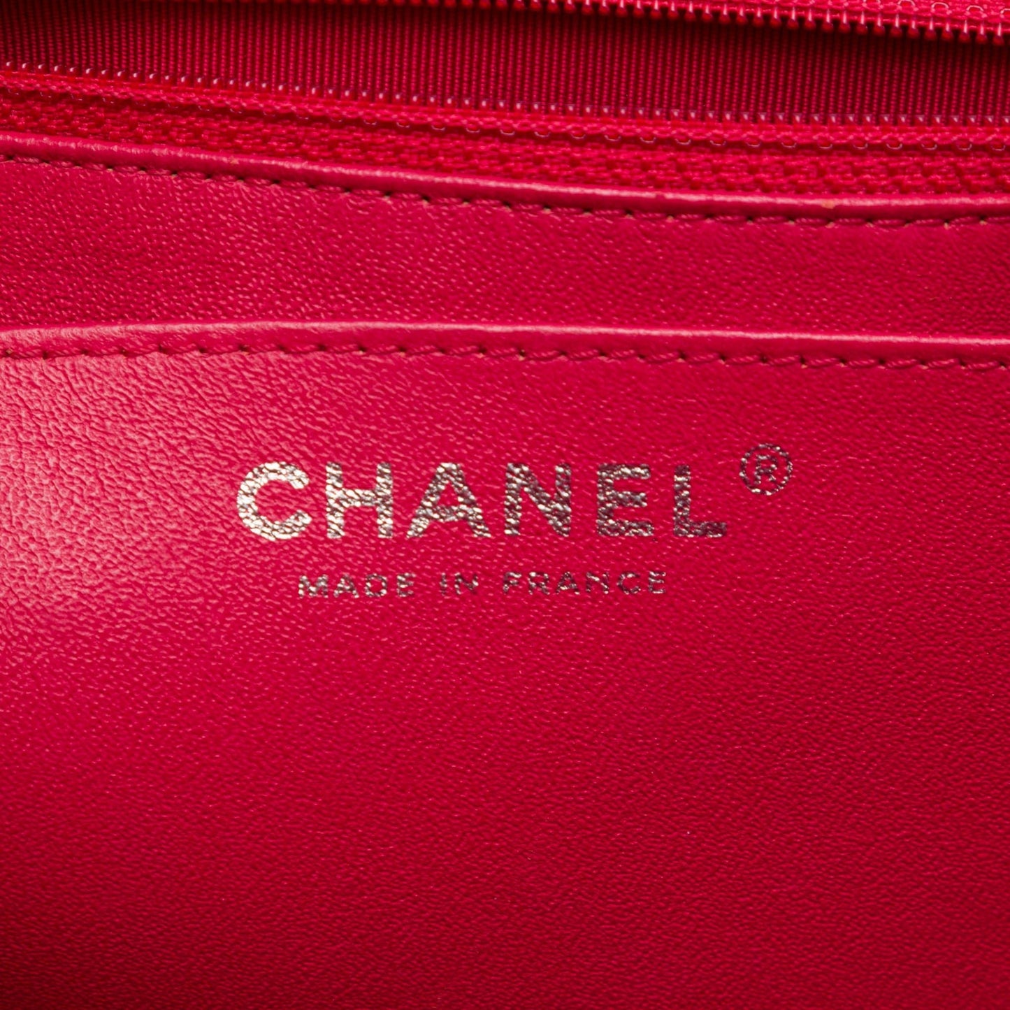 Second hand Chanel Classic Single Flap Jumbo Caviar Leather Matelassè Handbag Pink - Tabita Bags