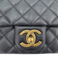 Second hand Chanel Classic Single Flap Matelassè 2 - Ways Flap Bag Black - Tabita Bags