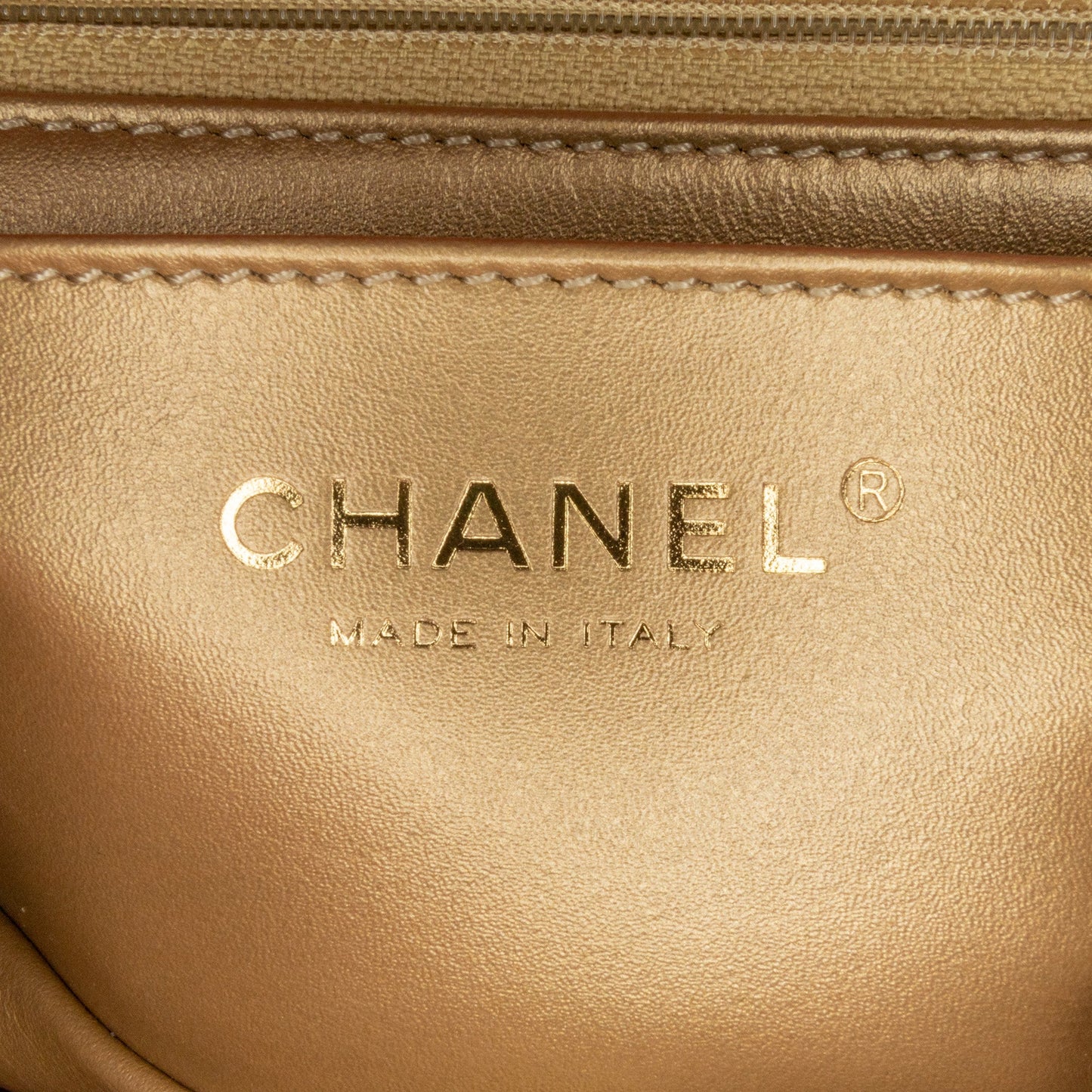 Second hand Chanel Classic Single Flap Mini Lambskin Leather Pearl Crush Matelassè Shoulder Bag Red - Tabita Bags