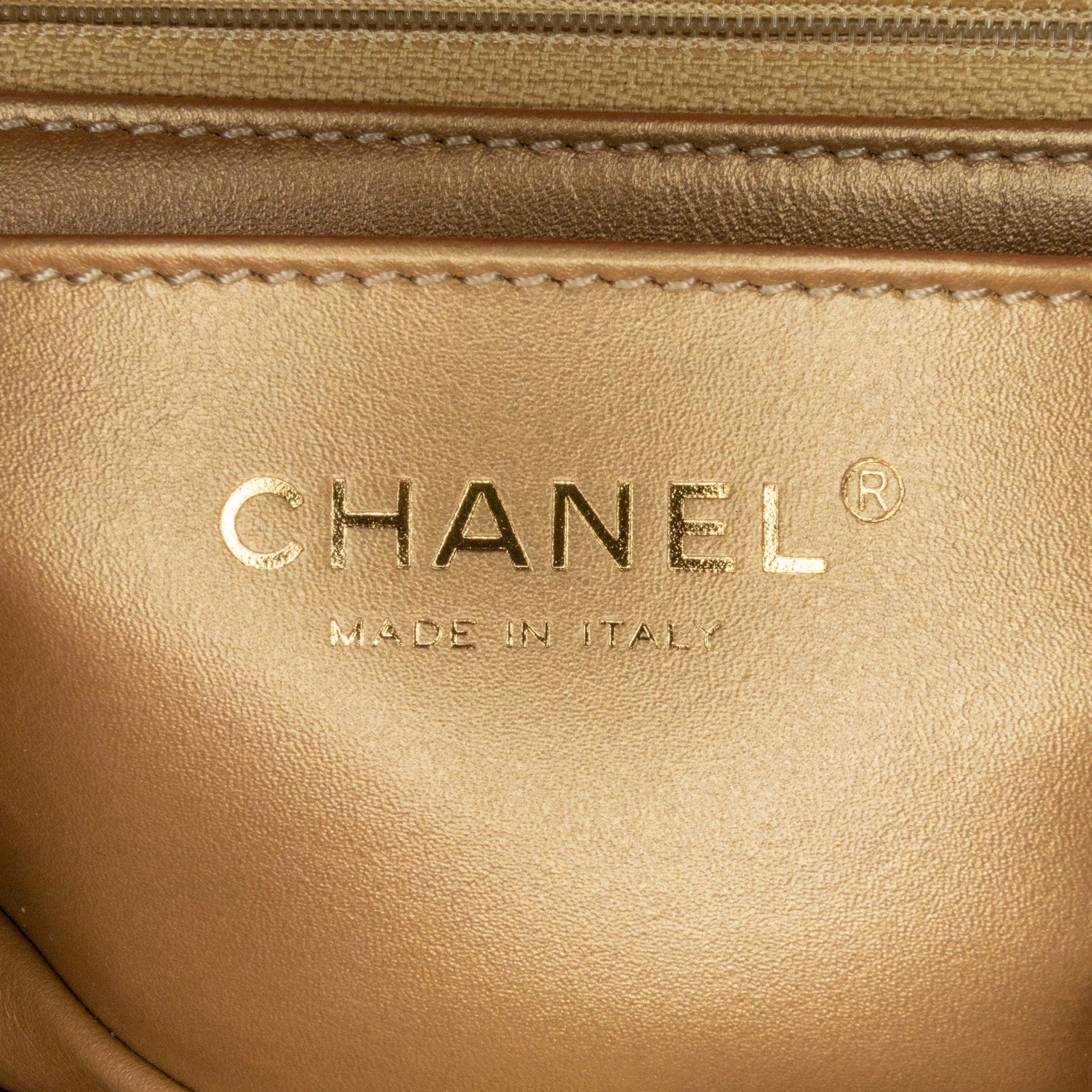 Second hand Chanel Classic Single Flap Mini Lambskin Leather Pearl Crush Matelassè Shoulder Bag Red - Tabita Bags