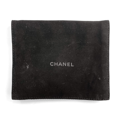 Second hand Chanel Classic Single Flap Small Caviar Leather Matelassè Folding Wallet Red - Tabita Bags