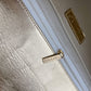 Second hand Chanel Classic Single Flap Small Chocolate bar Nylon Fabric 2 - Ways Flap Bag Champagne Gold - tone - Tabita Bags