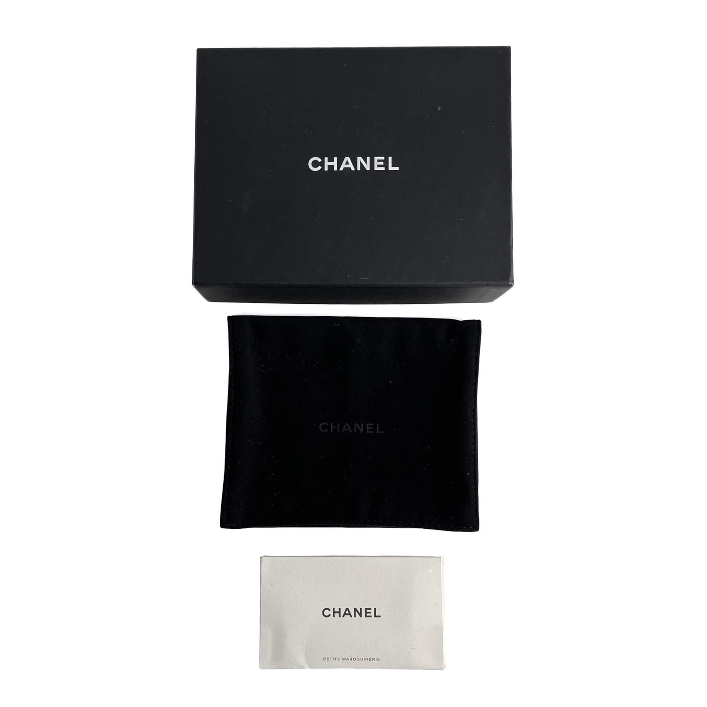 Second hand Chanel Classic Single Flap Trifolding Lambskin Leather Matelassè Compact Wallet Pink - Tabita Bags