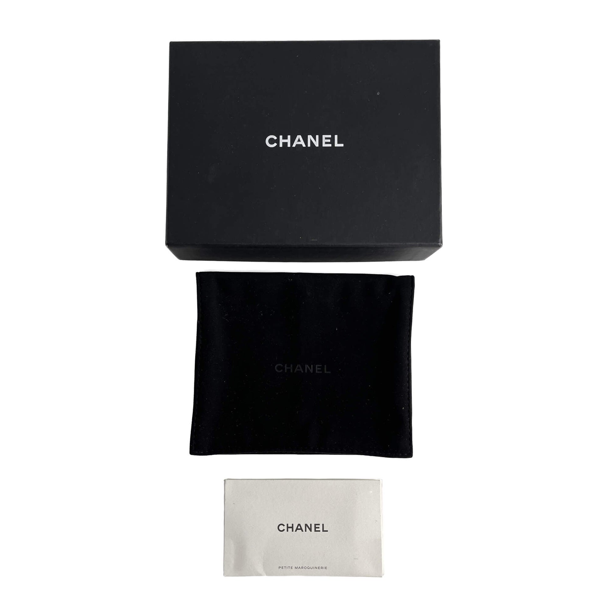 Second hand Chanel Classic Single Flap Trifolding Lambskin Leather Matelassè Compact Wallet Pink - Tabita Bags