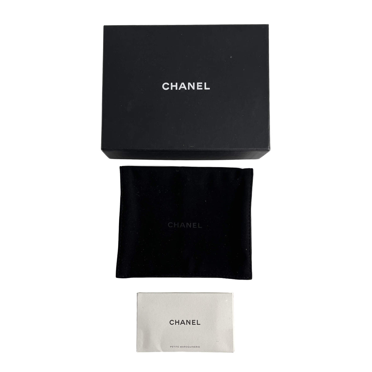 Second hand Chanel Classic Single Flap Trifolding Lambskin Leather Matelassè Compact Wallet Pink - Tabita Bags