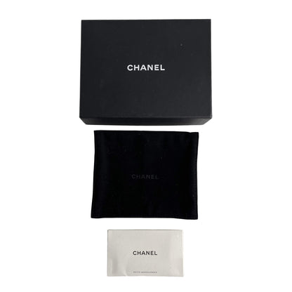 Second hand Chanel Classic Single Flap Trifolding Lambskin Leather Matelassè Compact Wallet Pink - Tabita Bags