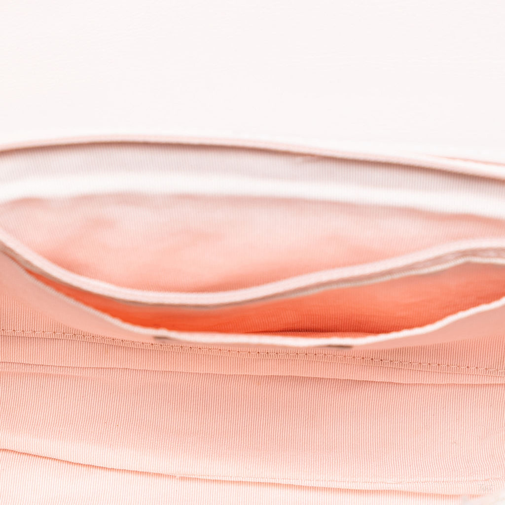 Second hand Chanel Classic Single Flap Tweed Matelassè Crossbody Pink - Tabita Bags